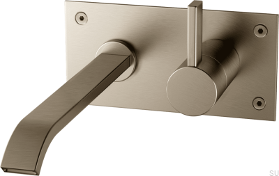 Washbasin faucet ARM008 Brushed Nickel Brass