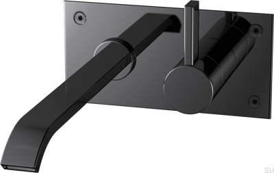 Washbasin faucet ARM008 Brass Black Chrome