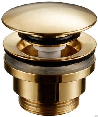 Universal Pop-up washbasin plug 74400 Brass Polished Unpainted