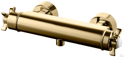 Classic XCOL168-150 shower faucet, polished brass, unpainted