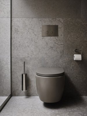 Toilet brush TA220 Brass Gray Ascot