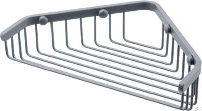 Corner soap dish TA156 Brass Gray Ascot