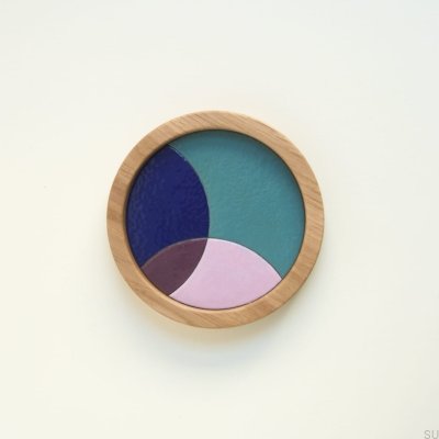 Eclipse Wooden Enameled Jewelry Tray Colorful - Pattern 3