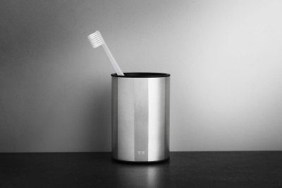 Toothbrush cup 7170 Brushed Steel