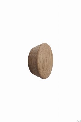 Furniture knob Beret 45, Wooden, Oak
