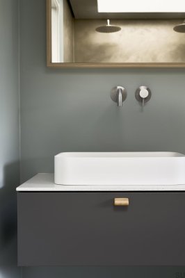 Furniture knob Glove 32, Wooden, Oak