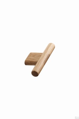 T-Bar Join 16 Wooden Oak Furniture Knob