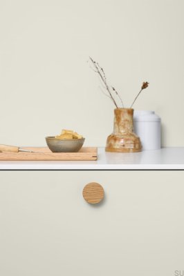 Circle 50 Wooden Oak Furniture Knob