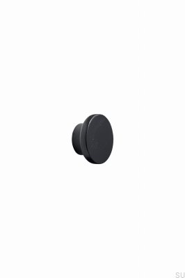 Circle 50 Furniture Knob Wooden Oak Black