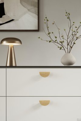 Horizon Small 32 Wooden Oak Elongated Furniture Handle