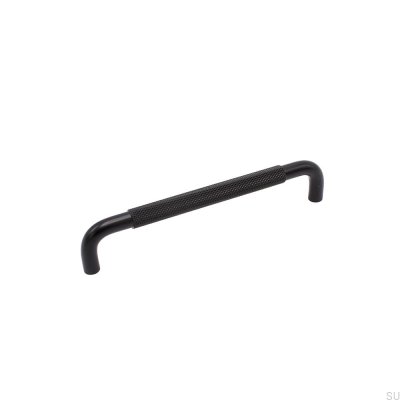 Helix 160 oblong furniture handle, aluminum, matt black