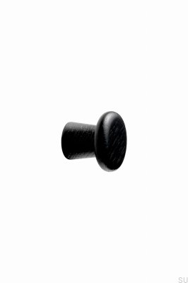 Classis 25 Furniture Knob Wooden Ash Black