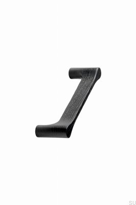 Long furniture handle Drops 224 Wooden Ash Black