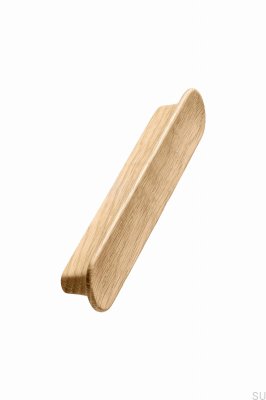 Tuba 256 Wooden Oak Elongated Furniture Handle