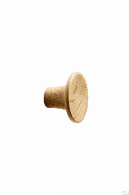 Furniture knob Tuba 28 Wooden Oak