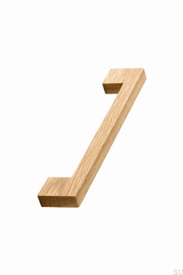 Oblong furniture handle Urban 224 Wooden Oak