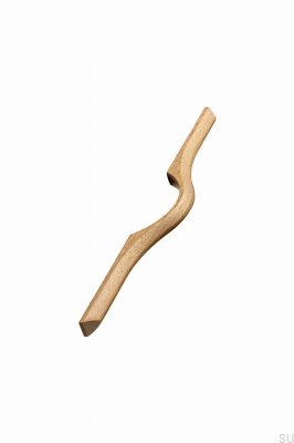 Eros 256 Wooden Oak Elongated Furniture Handle