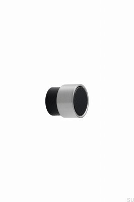 Radio Mini 26 Wooden Furniture Knob Ash Black with Silver