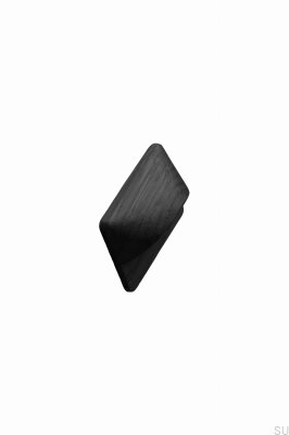 Taurus Knob 32 Wooden Ash Black Furniture Knob