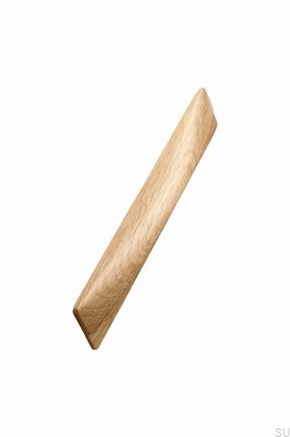 Taurus Handle 128 Wooden Oak Elongated Furniture Handle