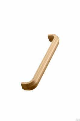 Oblong furniture handle Duona 160 Wooden Oak