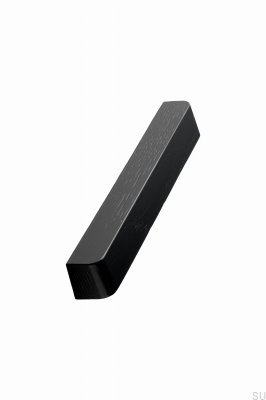 Degree 160 Wooden Ash Black Elongated Furniture Handle