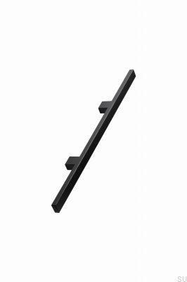 Japan 160 Wooden Ash Black Elongated Furniture Handle