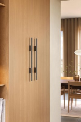 Magnum 512 Wooden Oak Brown Elongated Furniture Handle