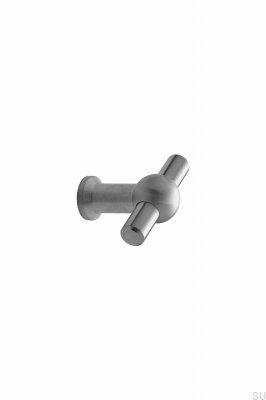T-Bar Curtain 20 Steel Silver Polished Furniture Knob