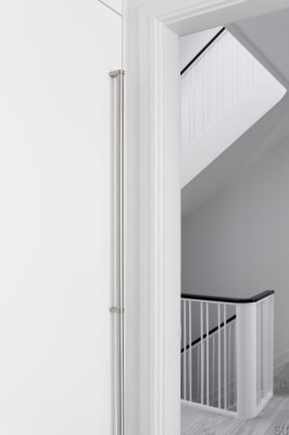 Long furniture handle Big Cut-To-Size 2X 640 Steel Silver