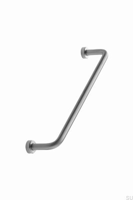 Lounge 128 Silver Satin Elongated Furniture Handle
