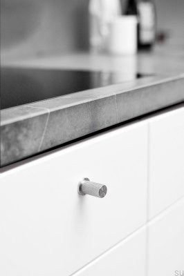 Harlequin 17 Furniture Knob Steel Silver Polished