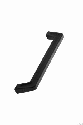 Pagoda 160 elongated furniture handle, cast iron, matt black