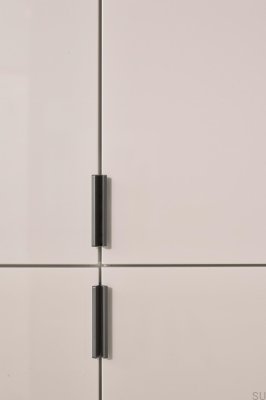 Edge Straight 350 Aluminum Gray Furniture Handle