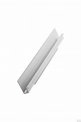 Wall 10 896 Edge Furniture Handle Aluminum Silver Brushed