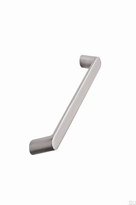 Light 160 Aluminum Silver Elongated Furniture Handle