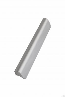 Fall 224 Aluminum Silver Elongated Furniture Handle