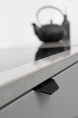 Blaze 2 20 Edge Furniture Handle Aluminum Matt Black Brushed