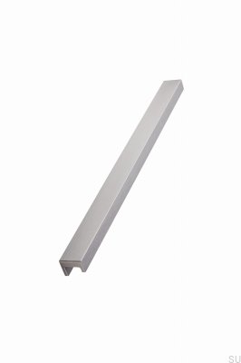 Station 320 Aluminum Silver Elongated Furniture Handle