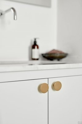 Plato 42 Furniture Knob Aluminum Brushed Gold