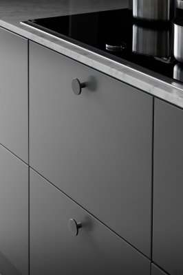 Plato 42 Furniture Knob Aluminum Anthracite Brushed