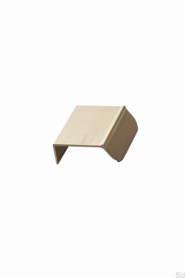 Accent 32 Aluminium Gold Brushed Edge Furniture Handle