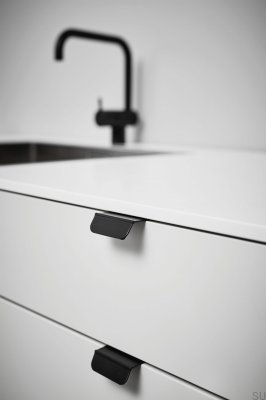 Accent 32 Edge Furniture Handle Aluminum Matt Black Brushed