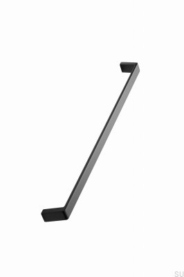 Seam 320 Aluminum Matt Black Furniture Handle