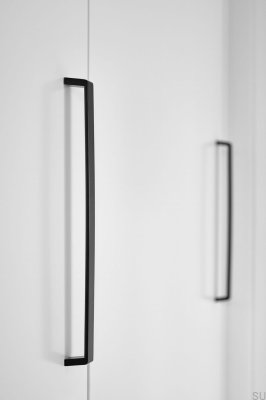 Seam 320 Aluminum Matt Black Furniture Handle