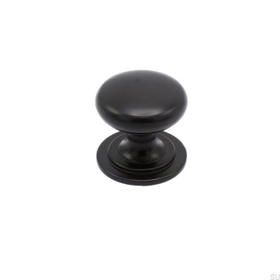 Furniture knob Mynta Black metal