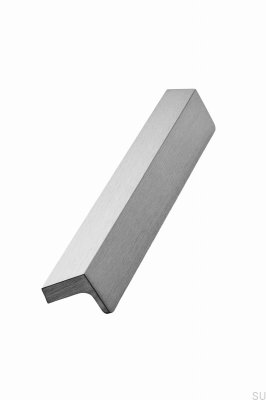 Envelope 160 Aluminum Silver Elongated Furniture Handle