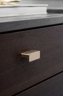 Furniture knob Elan 32 Brushed Gold