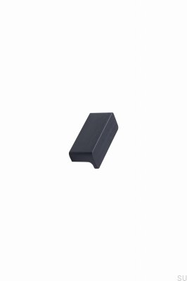 Elan 32 Furniture Knob Aluminum Black Matte Brushed