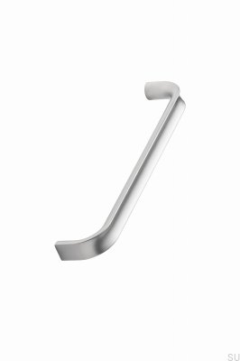 Inside 160 Aluminum Silver Elongated Furniture Handle